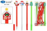 Ручка шар. "Новогодние" синяя