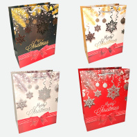 Пакет подар. бум. новогодн. 26*32*10 см 210 гр/м2 "Подарок"