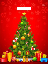 Пакет 40*31см (30мк) с вырубной укрепл. ручкой "Главная красавица" ПВД