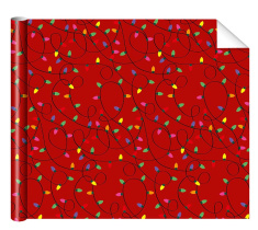 Бумага упаковочная 70*100см "Гирлянда"