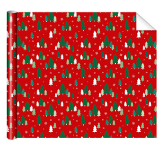 Бумага упаковочная 70*100см "Ёлки"