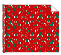 Бумага упаковочная 70*100см "Ёлки"