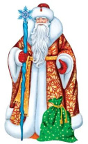 Плакат фигурный 20*30см "Дед Мороз"