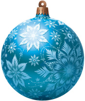 Вырубная фигурка 7*10см "Новогодняя игрушка"