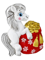 Магнит 7см "Пони с мешочком"