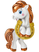 Магнит 7см "Пони с подковой"