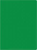 Папка файл А4  30лист 0,50мм зеленая
