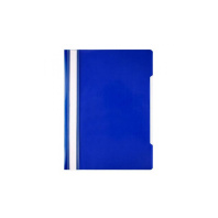 Скоросшив. пласт. прозр. верх.  синий, 0.11/0.13
