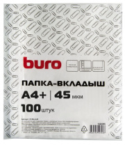 Файл с перфорацией А4+ / 0,045мм /, 100 шт/уп, глянцевые