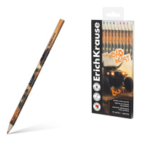 Карандаши цвет. 12цв  Erich Krause Road Beast, пласт., трехгранные