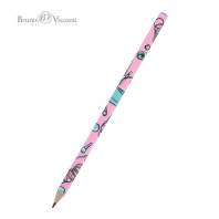 Карандаш ч/гр BV "HappyGraphix. Life Style. Pink dream" НВ