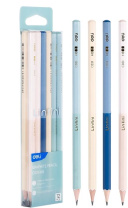 Карандаш Deli НB Linfini шестигран., ассорти