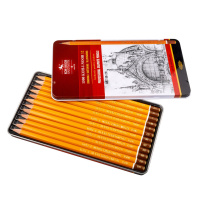 Набор карандашей Koh-I-Noor 12 шт 1500 , 8B-2H, заточен., метал. пенал Набор карандашей Koh-I-Noor 12 шт 1500 , 8B-2H, заточен., метал. пенал