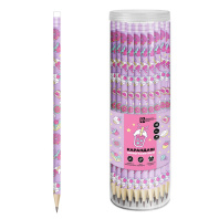 Карандаш ч/гр "Тортики" трехгранный, с ластиком, НВ