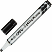 Маркер Deli. Think для белой доски 2-5мм черный Маркер Deli. Think для белой доски 2-5мм черный