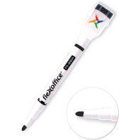 Маркер для белой доски 1,5мм. черный, с губкой Маркер для белой доски 1,5мм. черный, с губкой