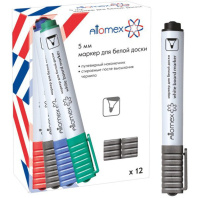 Маркер для белой доски 5,0мм. черный Маркер для белой доски 5,0мм. черный