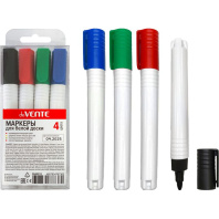 Набор маркеров для белой доски 3,0мм 4 цв., Набор маркеров для белой доски 3,0мм 4 цв.,