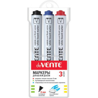 Набор маркеров для белой доски 5,0мм 3 цв., Набор маркеров для белой доски 5,0мм 3 цв.,