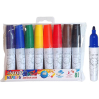 Набор маркеров для белой доски 5,0мм 8цв. Набор маркеров для белой доски 5,0мм 8цв.