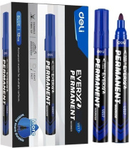 Маркер перманентный  1,5мм, синий