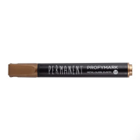 Маркер перманентный 2,0мм  пулевидный золотой "ProfyMark"