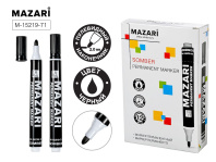 Маркер перманентный 2мм пулевидный, черный