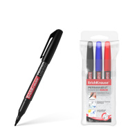 Набор маркеров перманентных 1мм, 3цв., P-70