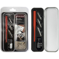 Набор  для каллиграфии  "deVENTE. Art" 5 шт.(держатель,3 насадки,чернила 7мл.)