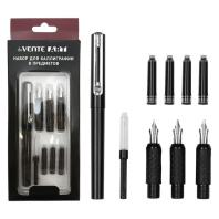 Набор  для каллиграфии  "deVENTE. Art" 8 шт.(корпус ручки,3 насадки,конвертер,3картр-а)