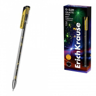 Ручка гелевая EK G-Slim Stick Galactic черная, 0,5мм