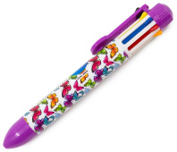 Ручка шар. многоцв. 8-ми цветная, 0,7мм