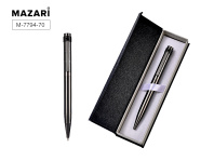 Ручка с пов.мех. в футляре "Sheen GB" шарик.,0,7мм, металл., синие чернила Ручка с пов.мех. в футляре "Sheen GB" шарик.,0,7мм, металл., синие чернила