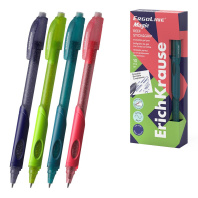 Ручка гелевая стираемая Erich Krause "ErgoLine. Magic Stick&Grip Reef" синяя, 0,5мм