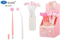 Ручка шариковая "Лапки" синяя, кор. ассорти, 0,5мм