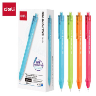 Ручка шар. Deli  автомат синяя, 0,7мм