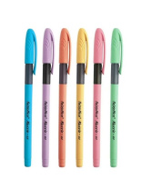 Ручка шар. FlexOffice Maxxie Neon синяя, 0,5мм, масл. чернила, корпус ассорти