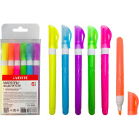 Набор текстовыделителей deVENTE Sirius 6 цв., 1-4мм