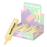 Текстовыделитель EK Visioline V-12 Pastel, 0,6 - 5,0мм, желтый