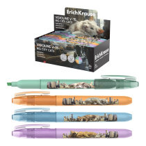Текстовыделитель EK Visioline V-15 Big City Cats  0,6 - 4,0мм, ассорти цветов