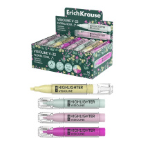 Текстовыделитель EK Visioline V-22 Floral Soul 0,6 - 3,0мм, ассорти