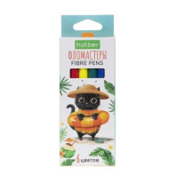 Фломастеры 6цв "Hatber. ЖЖ-Мяу" вентилир.колпачок Фломастеры 6цв "Hatber. ЖЖ-Мяу" вентилир.колпачок