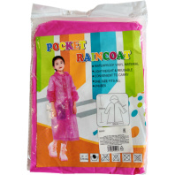 Дождевик с капюшоном 123*47 см, ассорти цветов, ПЭВА