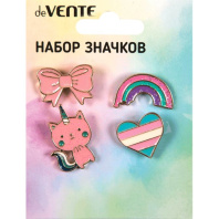 Набор значков "deVENTE. Kitty", эмалированные 4шт.