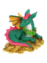 Статуэтка 10см "Дракон с монетками"