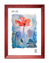 Фоторамка дерево 15*21см. 1522 (Вишня), пластик