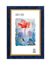 Фоторамка пластик 10*15 204 (Синий Мрамор)