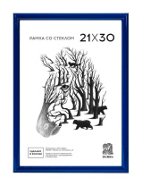 Фоторамка пластик 21*30 504 (Синяя)