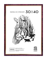 Фоторамка пластик 30*40 202 (Бордо)