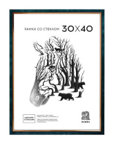 Фоторамка пластик 30*40 206 (Зеленый)